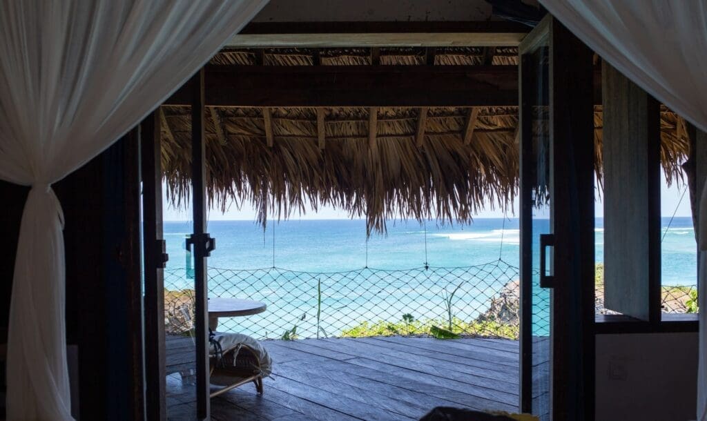 Ocean view from a room at Boa Vida Rote