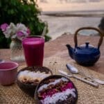 Smoothie bowls at sunset, Boa Vida Rote