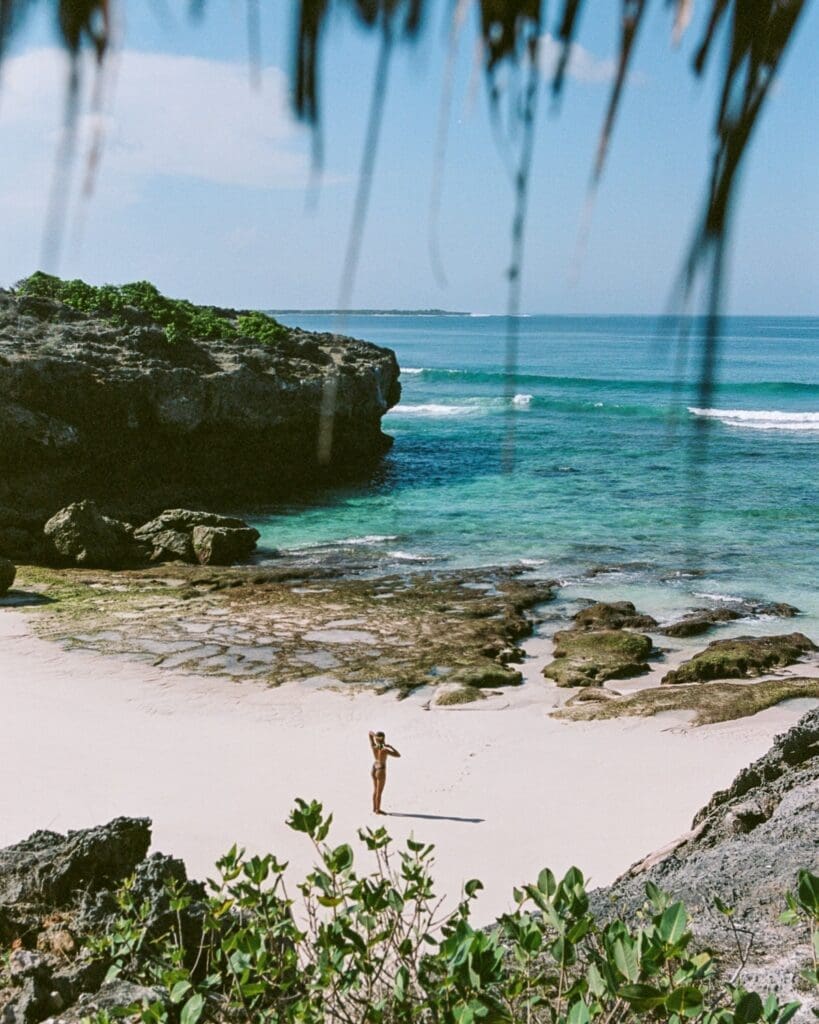 Secluded cove just below Boa Vida Rote