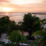 Breakfast with a sunset ocean view at Boa Vida Rote